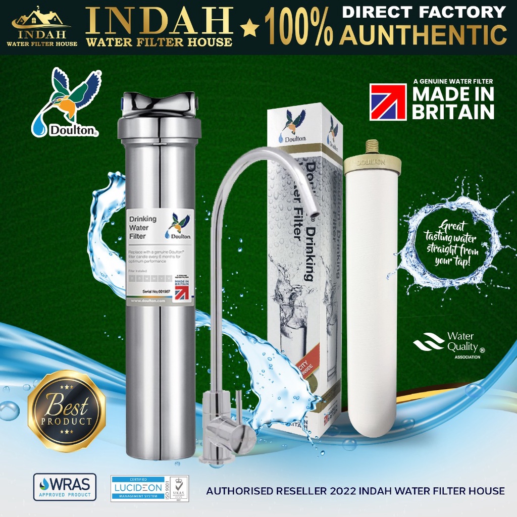 Doulton 304 Stainless Steel Housing DIS BTU Biotect Ultra Ceramic Water