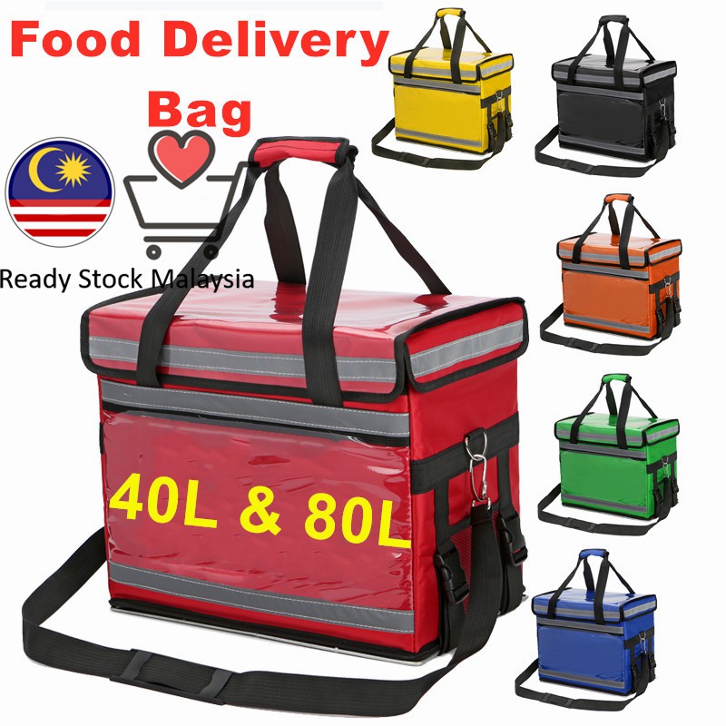 🇲🇾 Ready Stock Malaysia 🇲🇾 40L Food Delivery Bag Sling Bag Style Beg