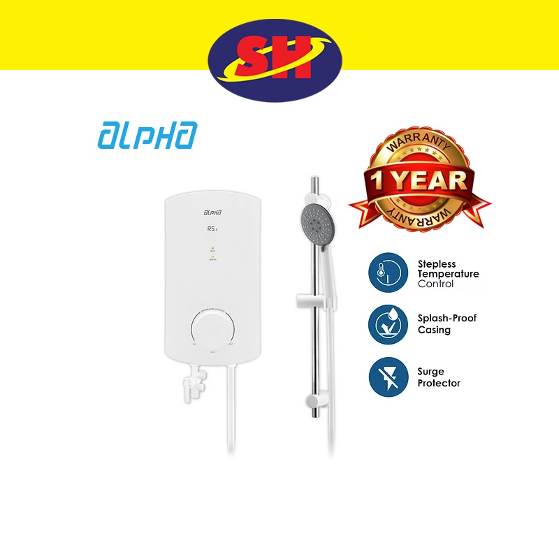 Alpha RSE Series Non Pump Instant Water Heater(White) Shopee Malaysia