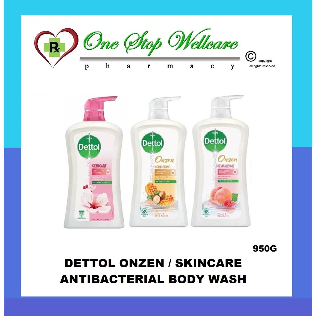 DETTOL ONZEN ANTIBACTERIAL BODY WASH REVITALISING / NOURISHING