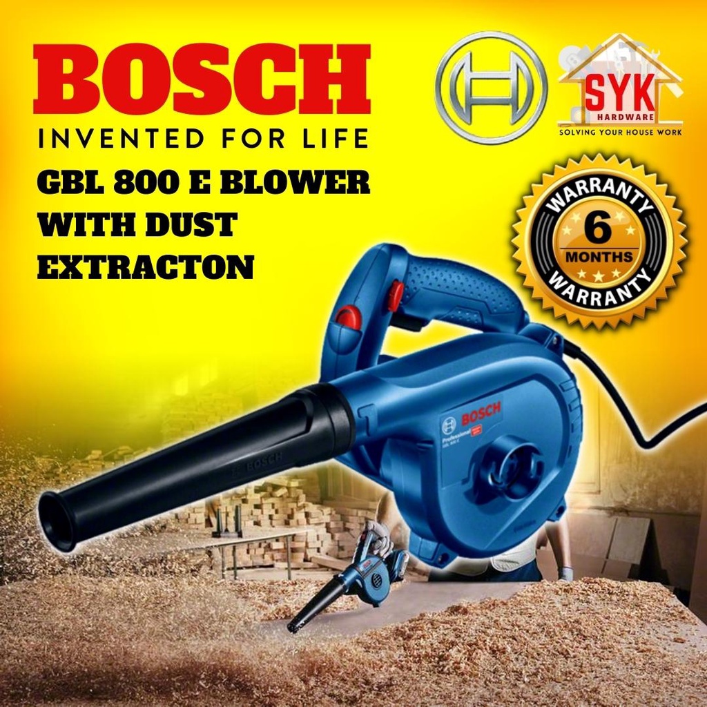 SYK Bosch Blower GBL 800 E Electric Air Blower Vacuum Leaf Blower Dust