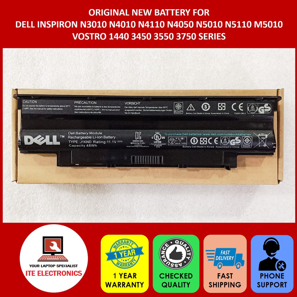 ORIGINAL NEW DELL INSPIRON N3010 N4010 N4110 N4050 N5010 N5110 M5010