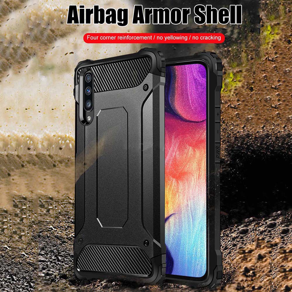 Samsung Galaxy A51 A8 Plus A9 A7 A6 Plus 2018 Heavy Duty Hard Casing 2