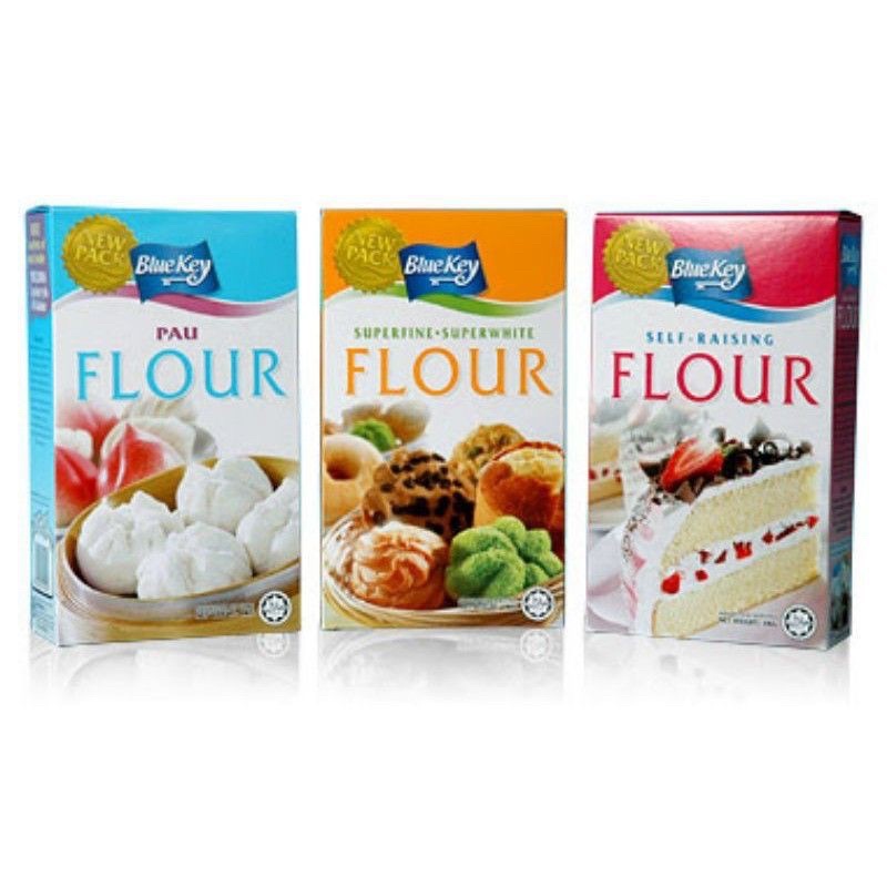 Blue Key Tepung Blue Key Flour SELF RAISING/PAU/SUPERFINE 1kg