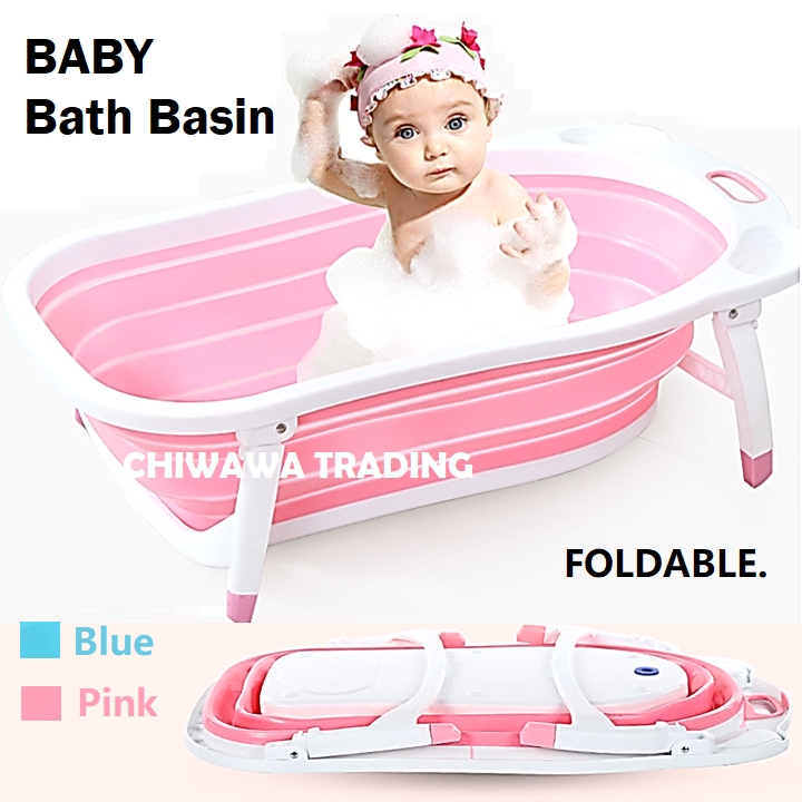 Foldable Newborn Baby Bathtub Folding Baby Bath Tub Shower Basin Infant
