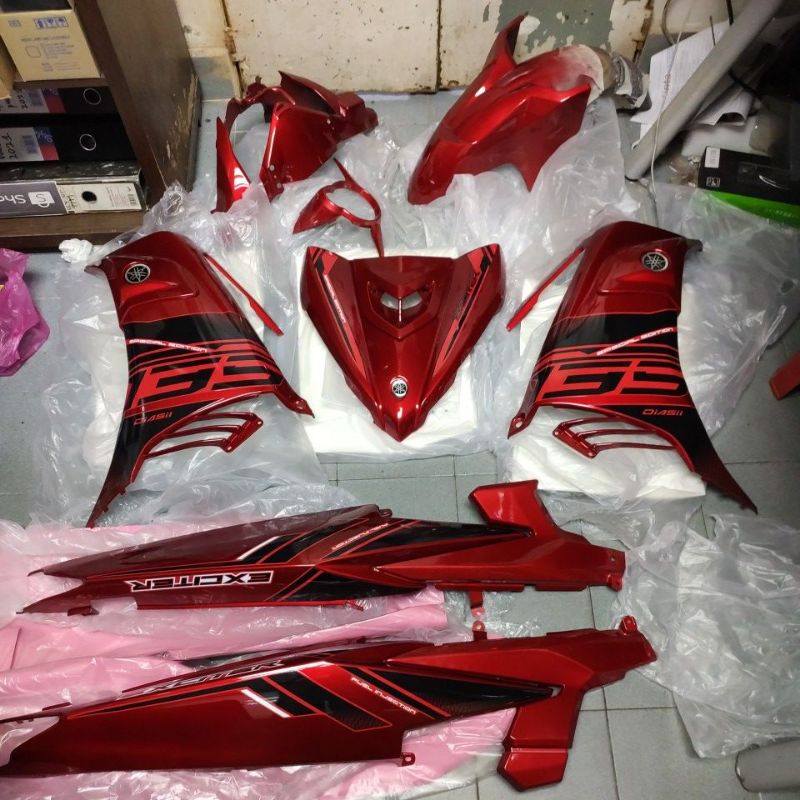 Coverset cover set (HLD) yamaha lc135 v4 v5 v6 v7 v8 (sticker tanam