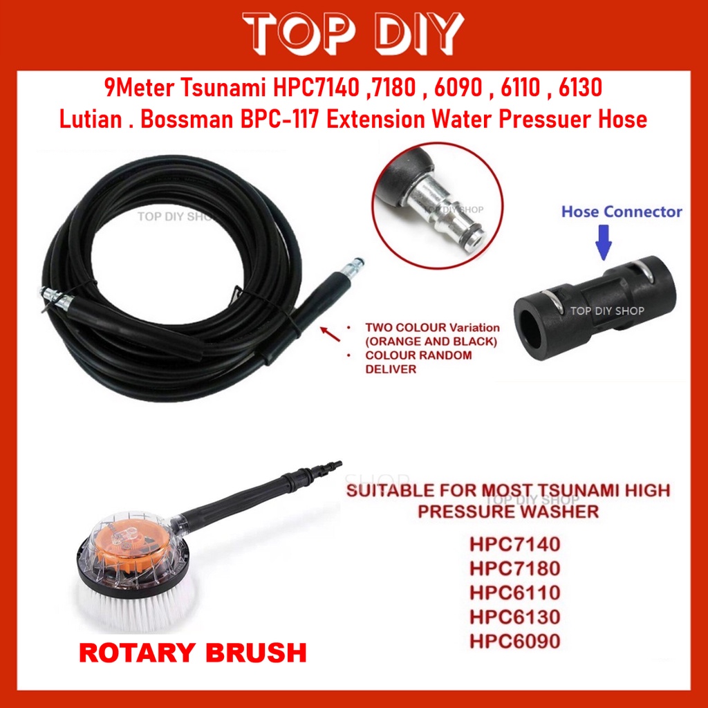 9 Meter 170bar Tsunami HPC7140,7180, 6090, 6110, 6130 Lutian Bossman