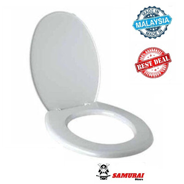 Plastic Toilet Seat With Full Cover Toilet Bowl Toilet Seat Cover White