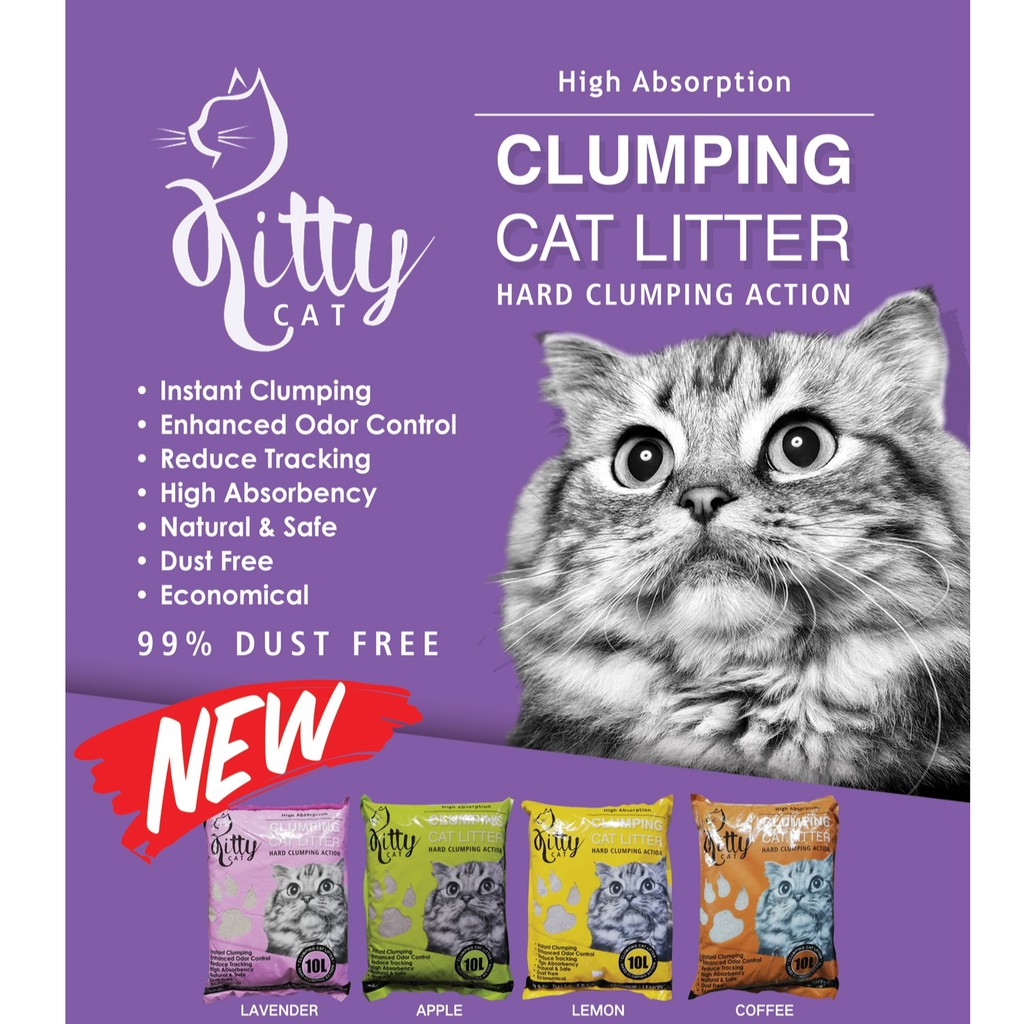 (Ready Stock) Kitty Cat Clumping Cat Litter 10L Shopee Malaysia