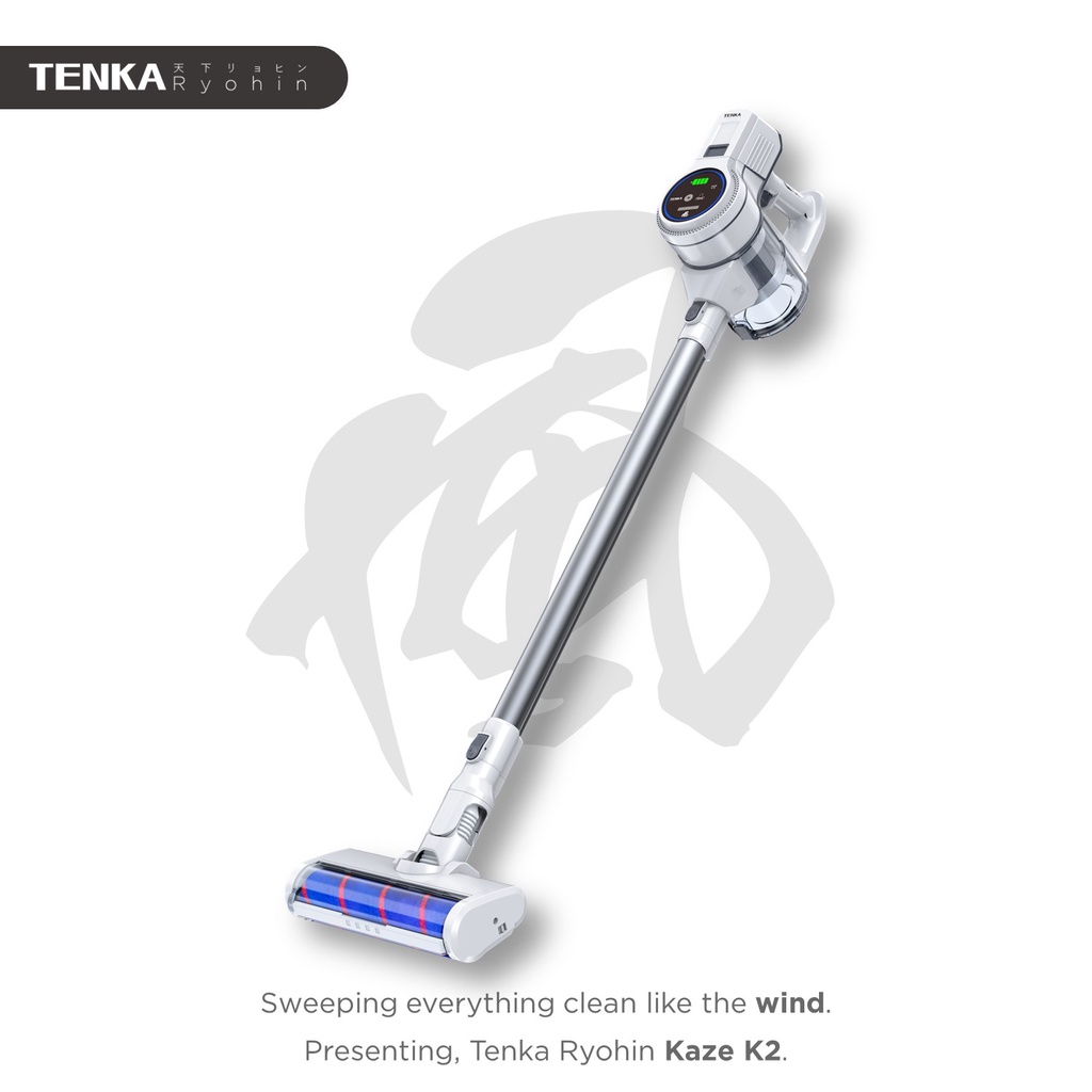 Tenka Ryohin Cordless Handheld Vacuum Cleaner Kaze K2 (Portable Vacuum