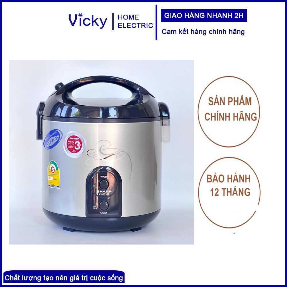 Rice cooker SHARP KSR19ST 1.8 Liter Thailand Shopee Malaysia