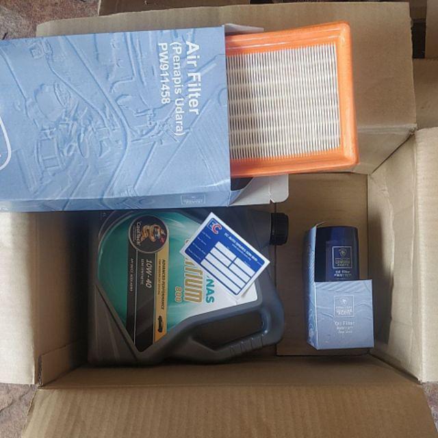 Petronas Syntium 800 10W40 (4L)+Oil Filter+Air Filter