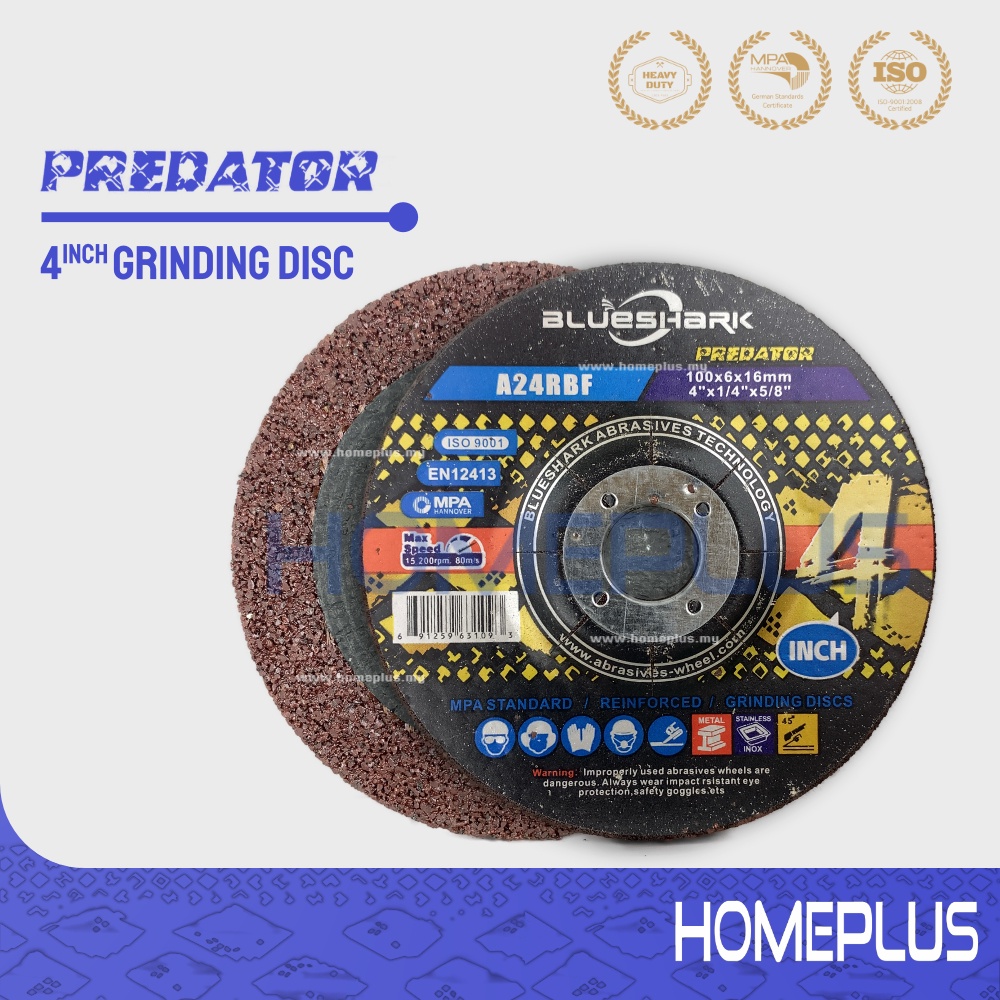 4 inch Steel Grinding Disc 100 x 6.0 x 16mm Angle Grinder Inox Stainless Steel Wheel Mata Canai