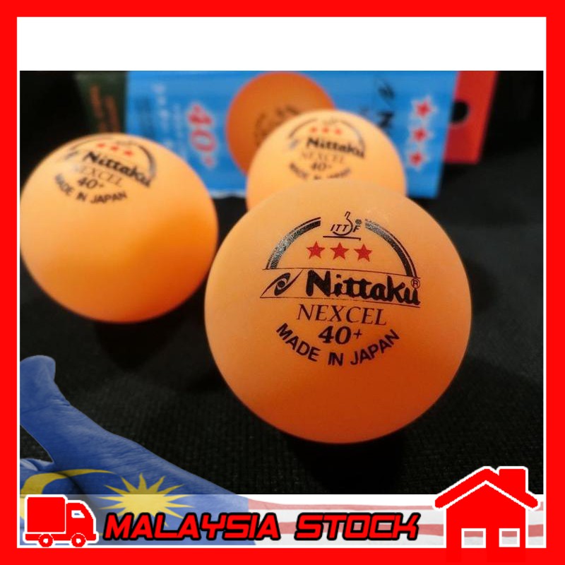 Bola Pingpong Nittaku Nexcel 40+ 3Star Japan Tournament Table Tennis