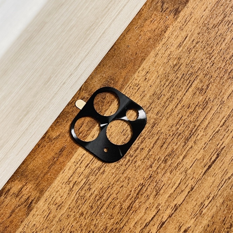 iPhone 11 Pro = 11 Pro Max BACK Camera Lens ALLOY Cap Protector Black