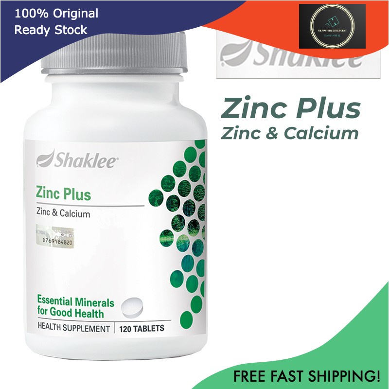 10 DISCOUNT! Shaklee Zinc Plus Zink & Magnesium 120 tablet Halal