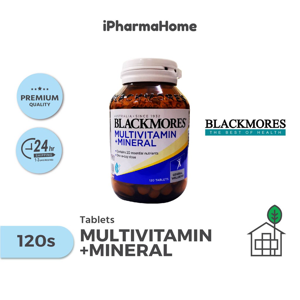 🔥READY STOCK🔥BLACKMORES Multivitamins + Minerals 120s Shopee Malaysia
