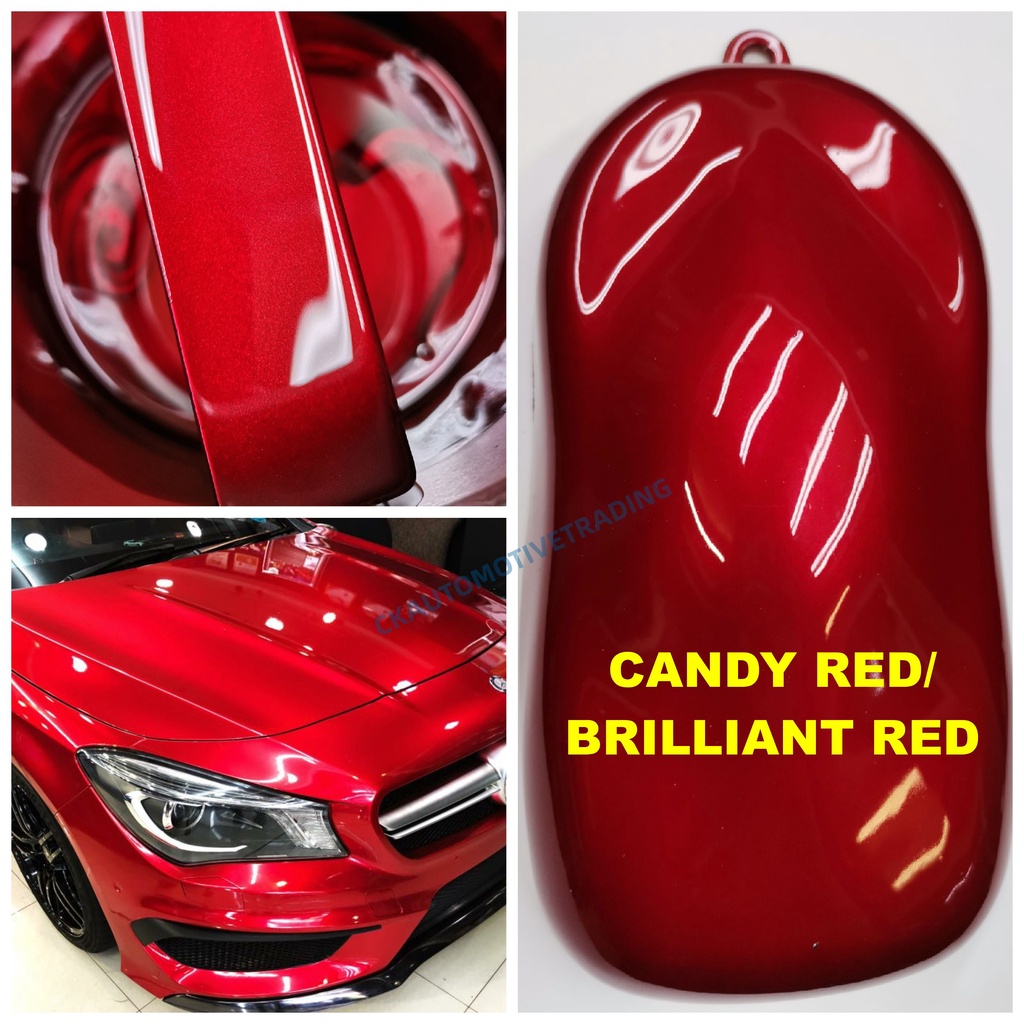 jenis cat kereta warna merah Warren Welch