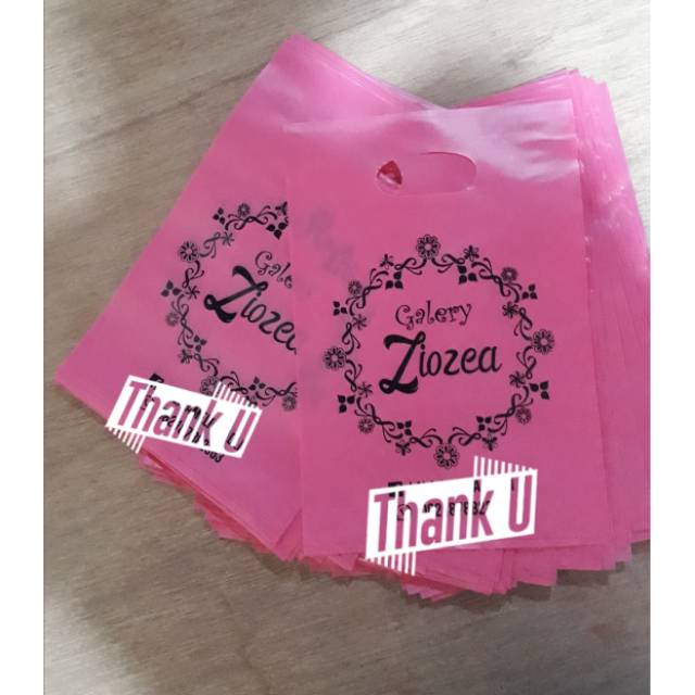 Plong Screen Printing Plastic 30x40 shoping bag / Screen Printing