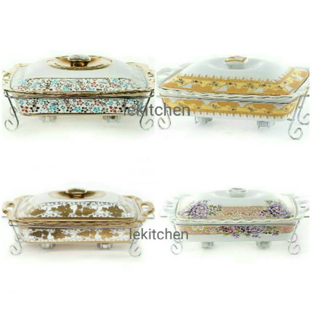 RAMADHAN PROMO Vicenza Rectangle Casserole Buffet food warmers and