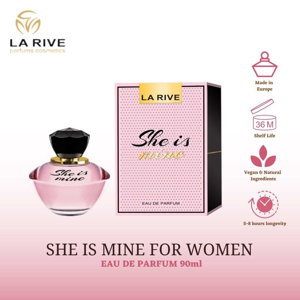 LA RIVE SHE IS MINE EDP 90ML Shopee Malaysia