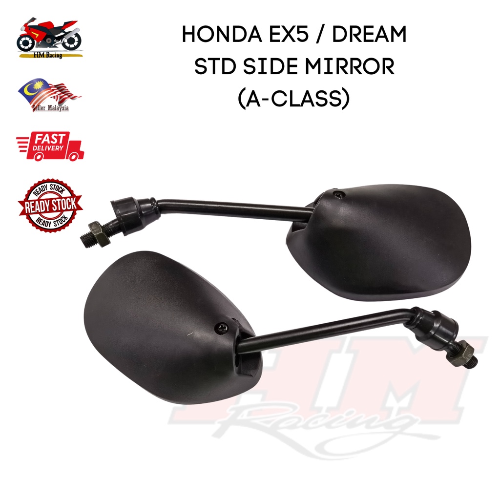 HONDA EX5 / DREAM STANDARD SIDE MIRROR CERMIN MOTOR SISI (A CLASS