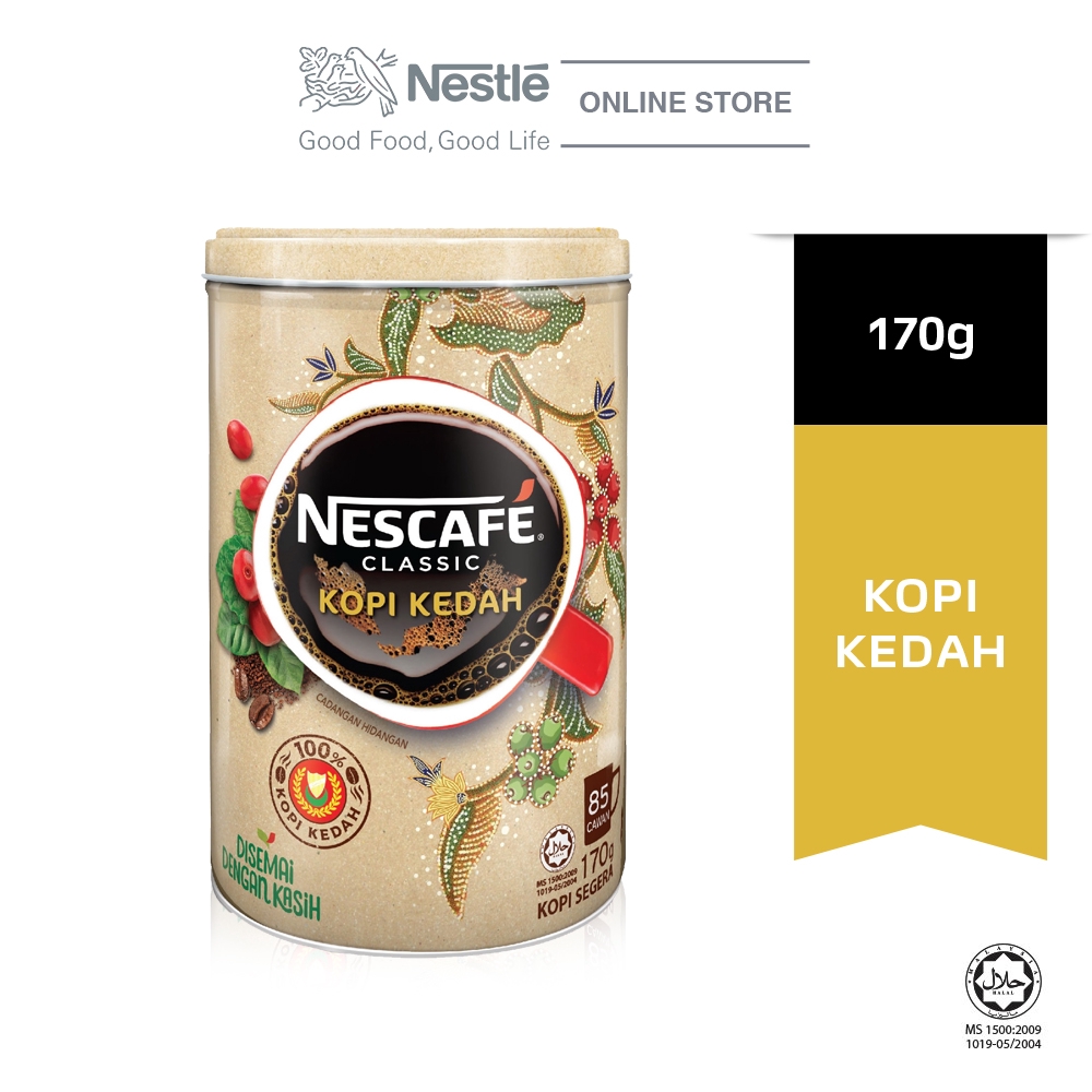 Nescafe Kopi Kedah Tin 170g Shopee Malaysia