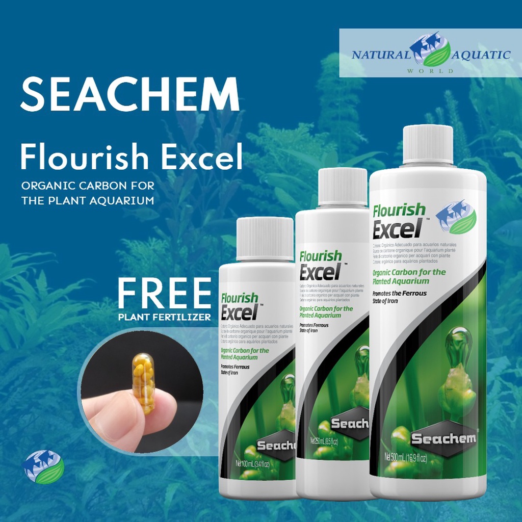 Seachem Flourish Excel (100ml /250ml /500ml) Organic carbon source for