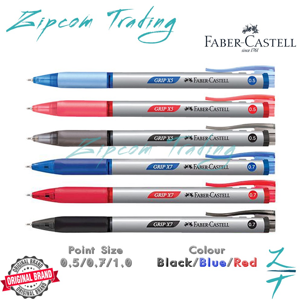 Faber Castell Grip X Ballpoint Pen Grip X5 /Grip X7 / Grip X10