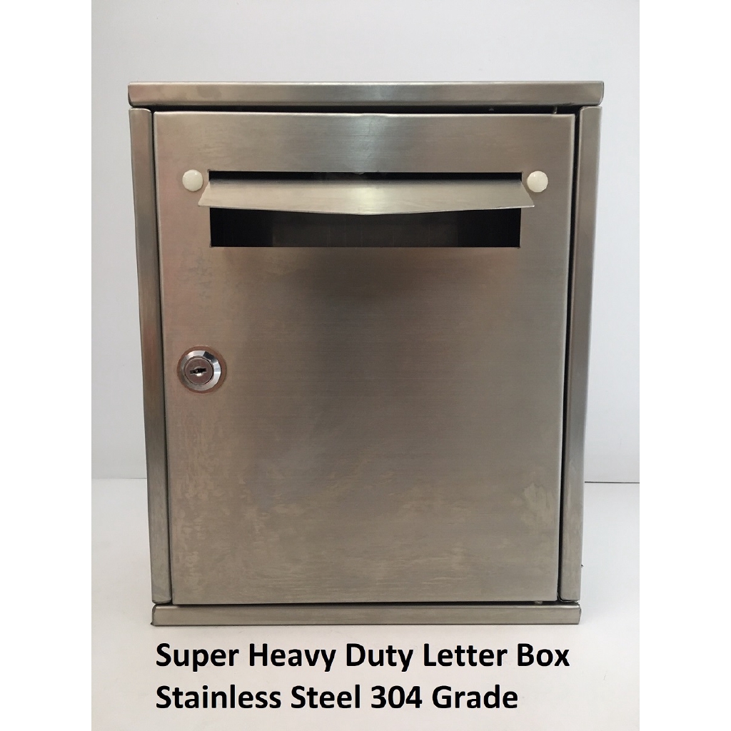 Super Heavy Duty Stainless Steel Grade 304 Solid Letter Box Shopee