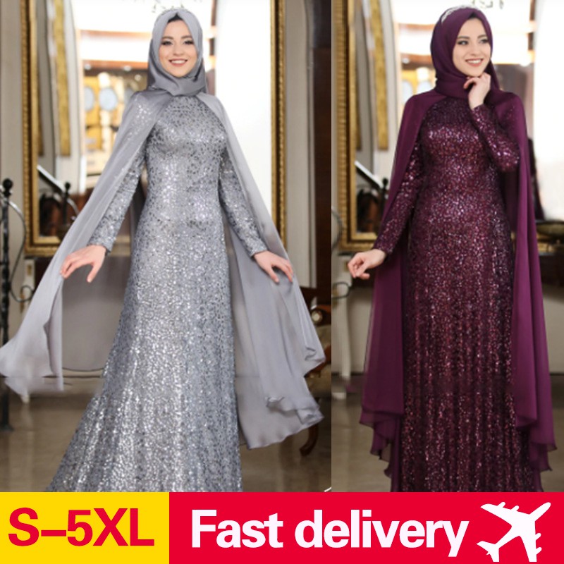 🔥READY STOCK🔥(PLUS SIZE) DRESS JUBAH DINNER MURAH LACE TUNANG NIKAH