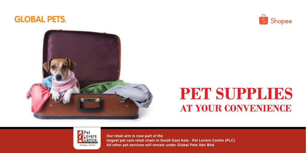 Global PetsOfficial PLC Retail Arm, Online Shop Shopee Malaysia
