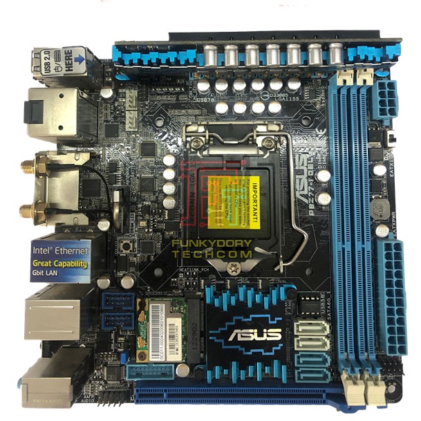 Asus P8Z77I Deluxe Mini ITX LGA1155 Motherboard include I/O shield (1