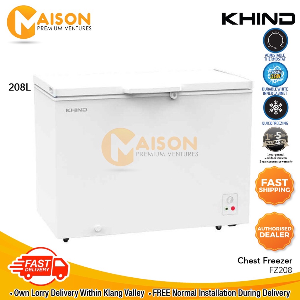 [CNY Sales] Khind/Haier Chest Freezer 208L FZ208 / 207L BD248HP (FAST