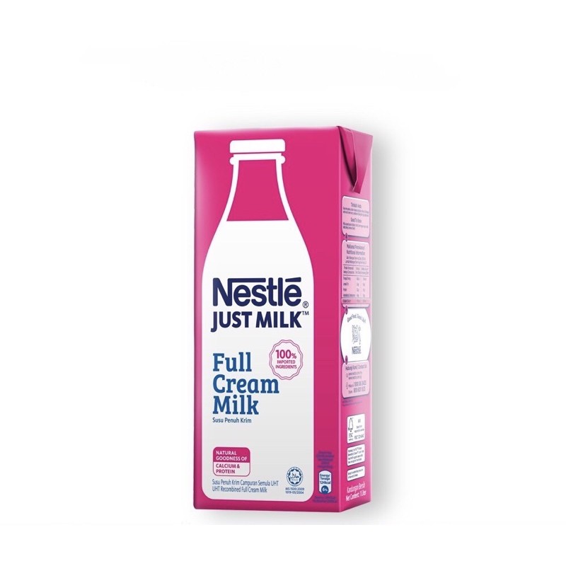 Nestle Just Milk Full Cream Milk 200ML Shopee Malaysia