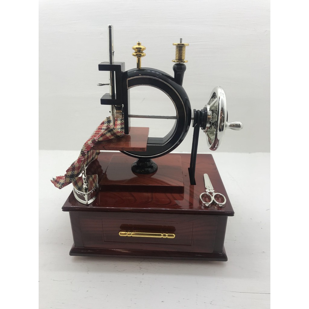 Antique Vintage sewing machine music box Sartorius Model Shopee Malaysia