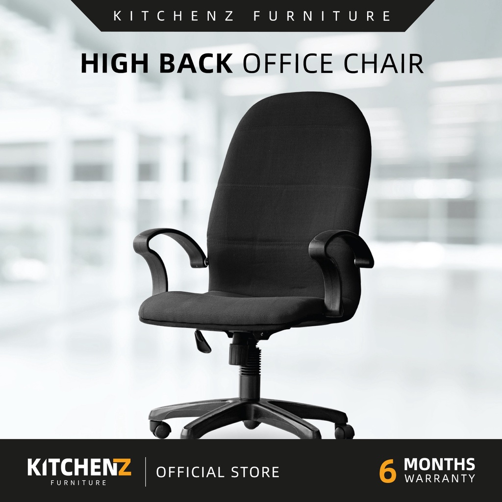 KitchenZ 3V Office Chair Ergonomic Chair Executive Chair Medium Back