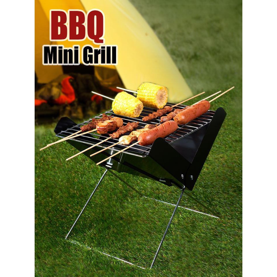 Outdoor products J/X Portable Mini Foldable BBQ Grill Pit Dapur BBQ
