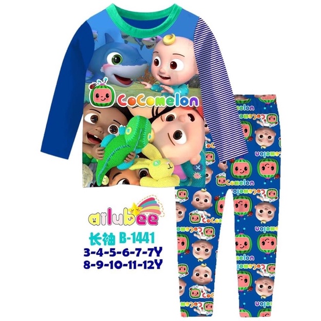 CLEARANCE Ailubee B1441LL Boy Pyjamas (10/11/12y) Shopee