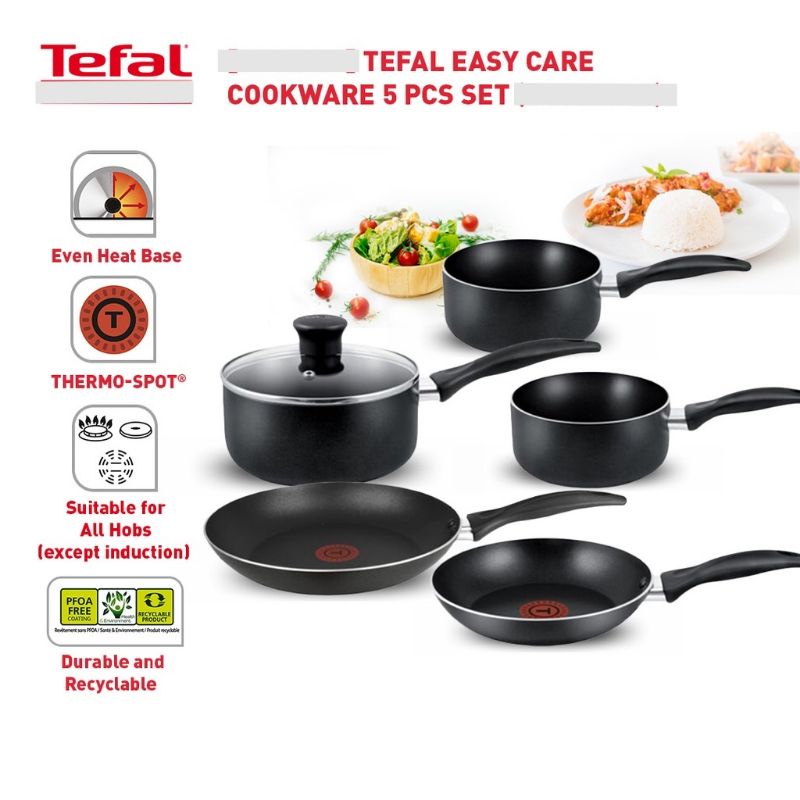 Tefal Cookware Set of 5pcs Shopee Malaysia
