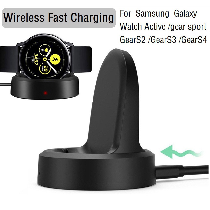 Wireless Charging Power Source Charger For Samsung Galaxy Watch Active