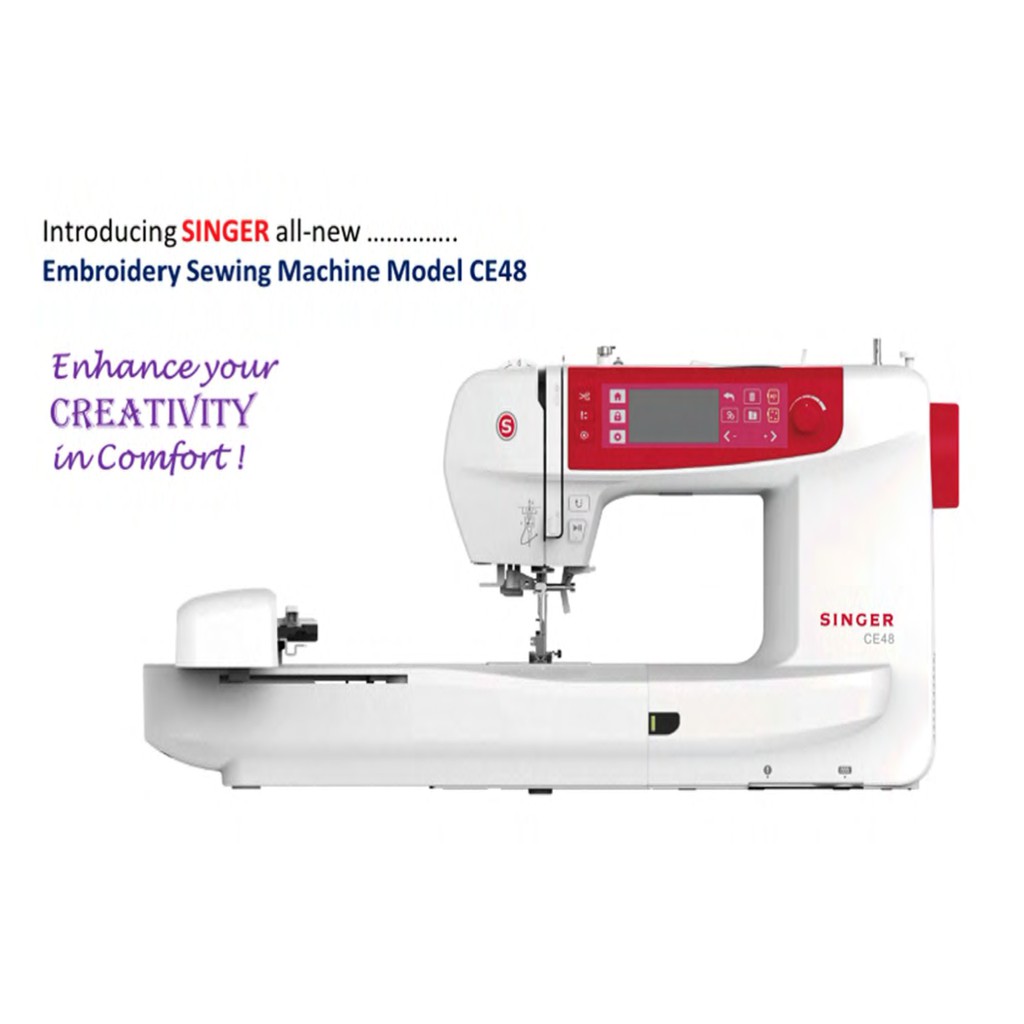 SINGER CE48 COMPUTERIZED SEWING AND EMBROIDERY MACHINE ELEGANCE Shopee Malaysia