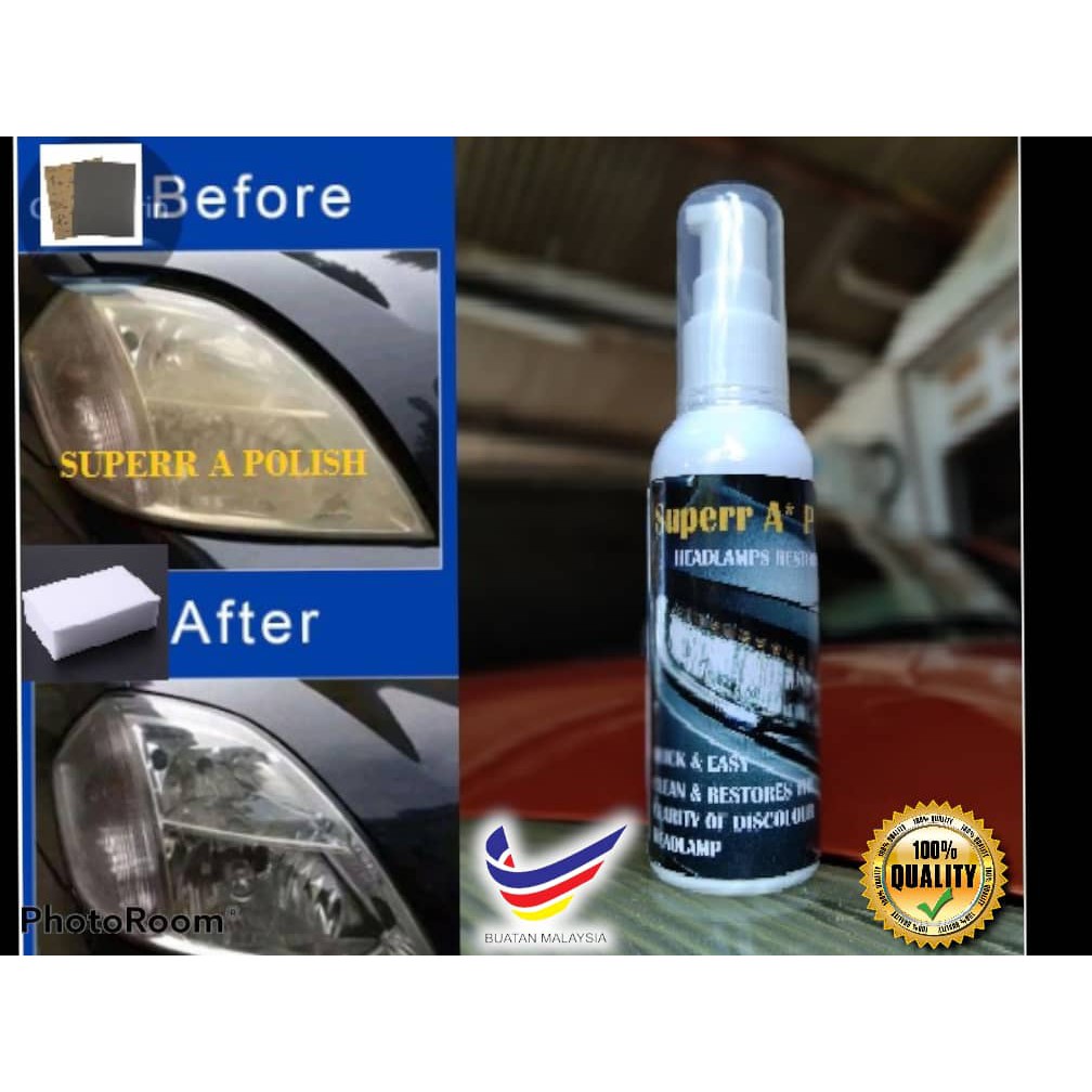 POLISH LAMPU KERETA NO 1 MALAYSIA / polish kereta BERKESAN !!! Shopee Malaysia