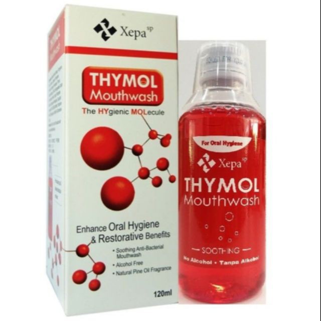 THYMOL ANTISEPTIC MOUTHWASH 120ML(EXP05/22) Shopee Malaysia