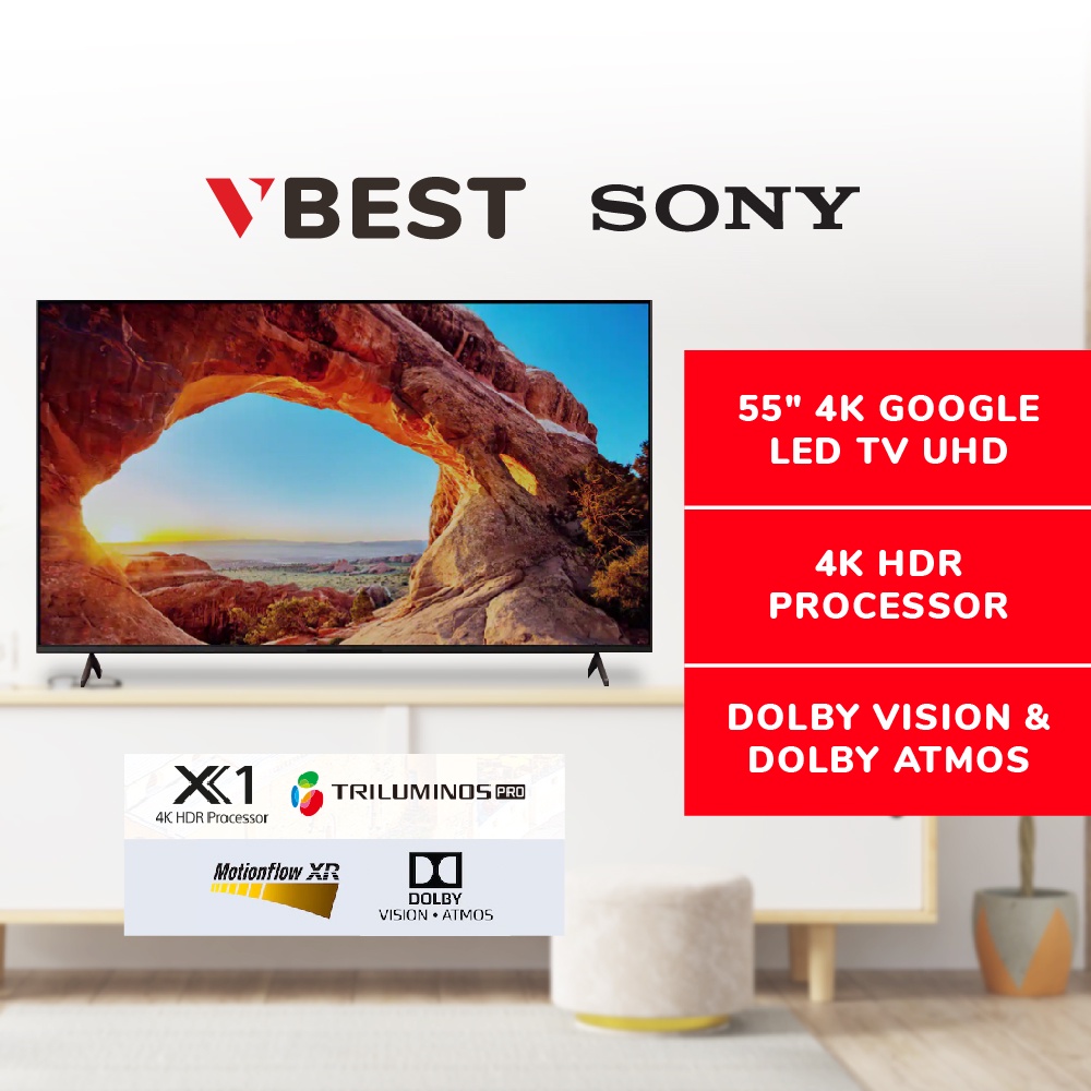 [KLANG VALLEY] SONY 55" 4K GOOGLE LED TV UHD KD55X85J Shopee Malaysia