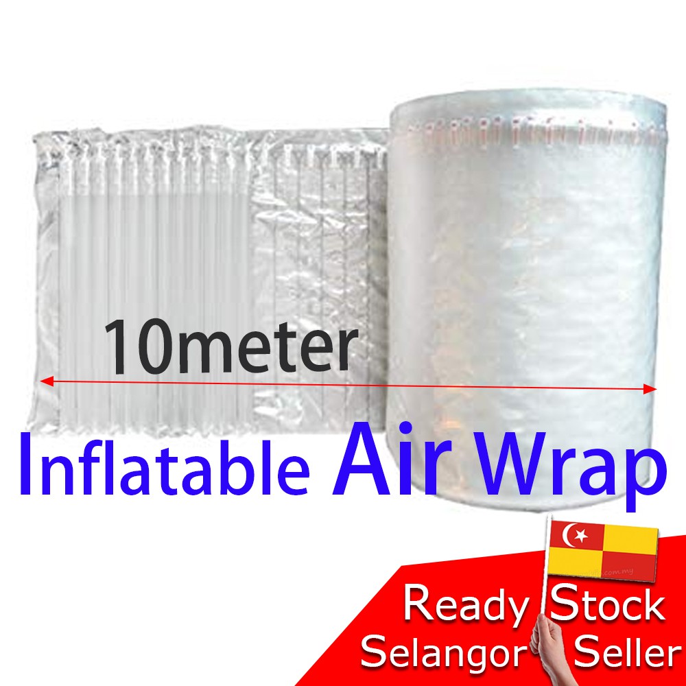 10m Air Wrap Mudah Pecah Protect Bubble Plastic Bag