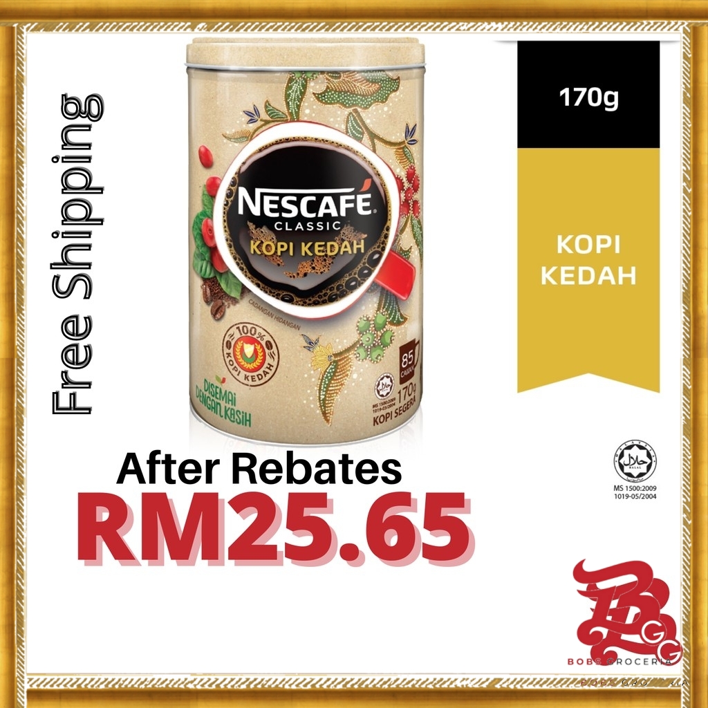 Nescafe Kopi Kedah (170G) [Ready Stock] Shopee Malaysia