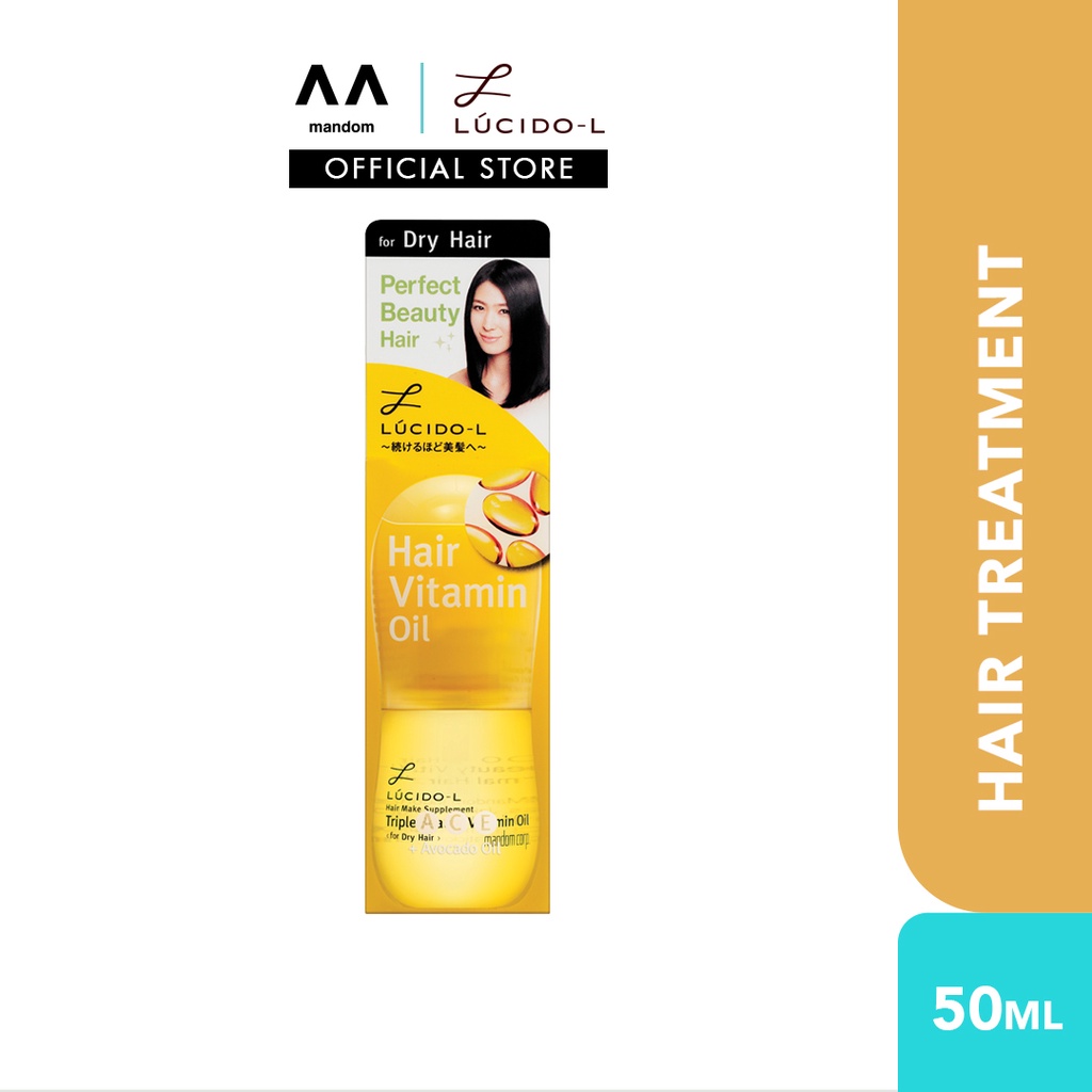 LUCIDOL Hair Make Supplement Vitamin Oil Dry Hair 50ml (woman hair