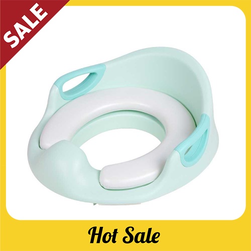 Potty Training Seat with Handle & Nonslip Design Soft Potty Seat Pad