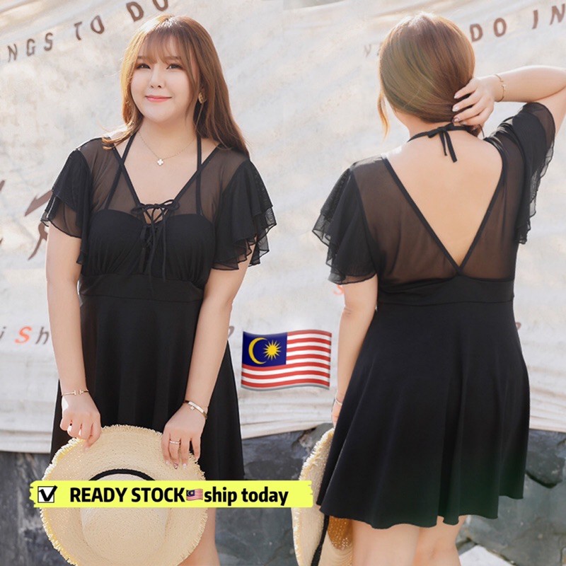 Malaysia big size bikini plus size bikini baju renang swimming suit